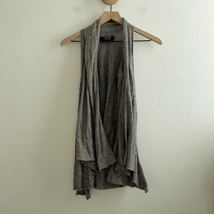 All Saints Cold Shoulder Open Sweater Cardigan